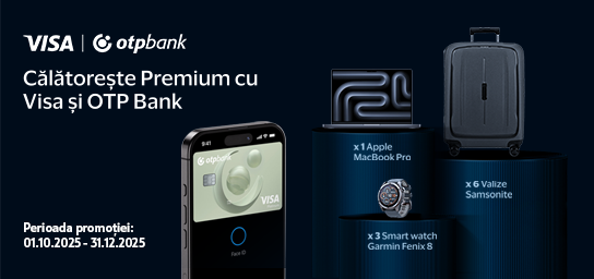 Călătorește premium cu VISA și OTP Bank